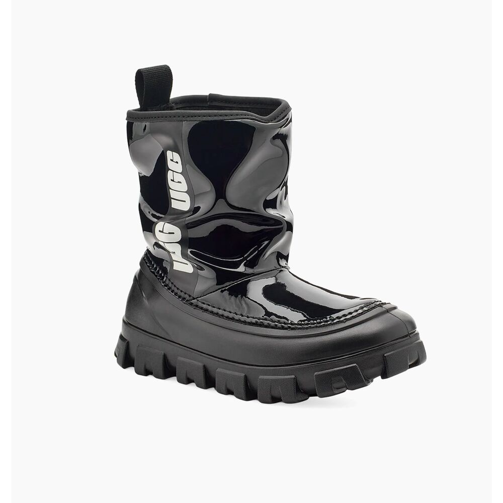 NO BOX UGG Classic Brellah Mini Girls Waterproof Rain Boots Black Size 2